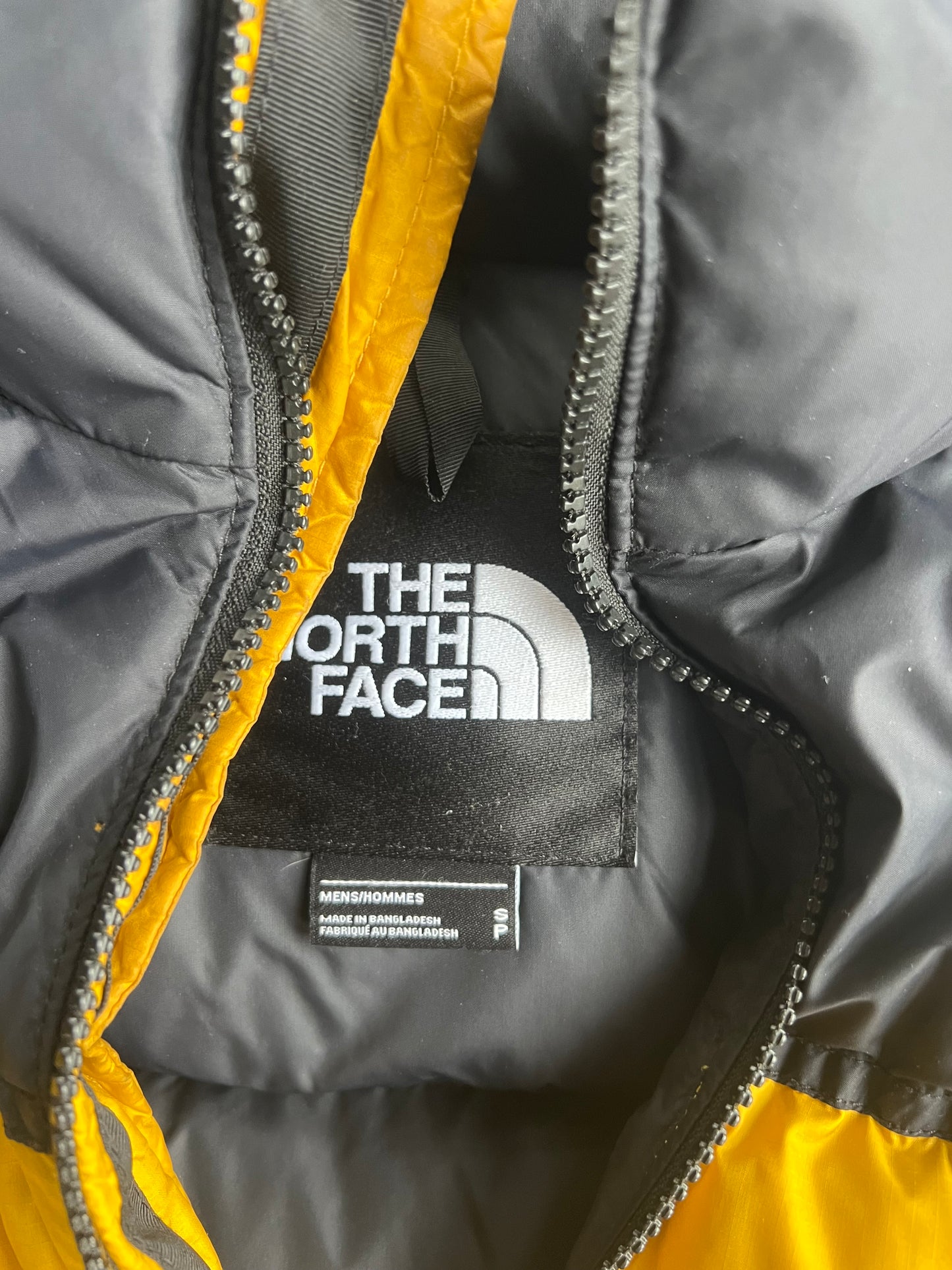 Vintage Yellow North Face Puffer Jacket - L