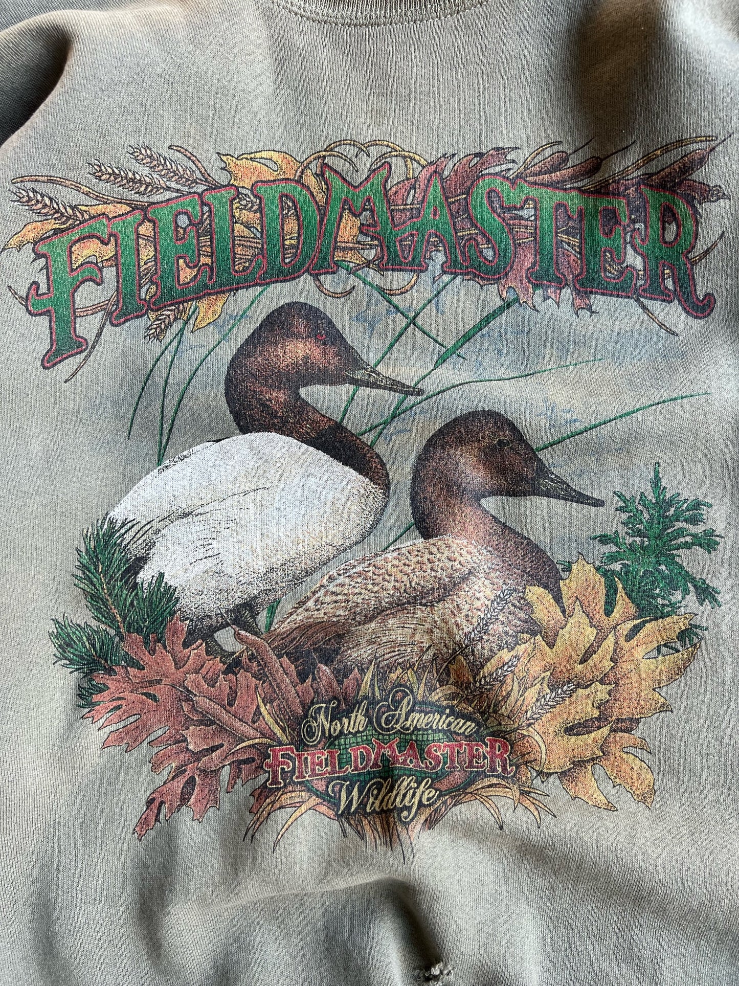 Vintage Faded Green FieldMaster Crew - XL