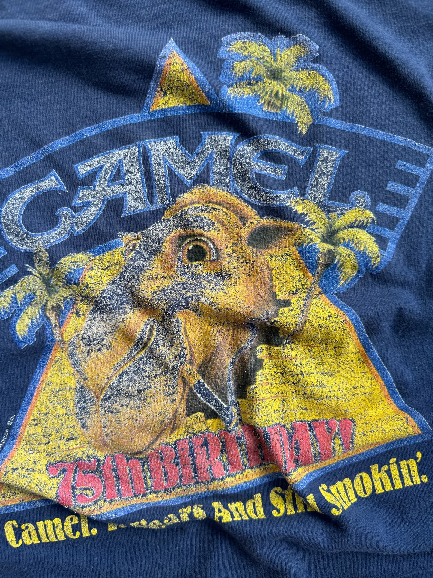 Vintage Navy Camel Shirt - L