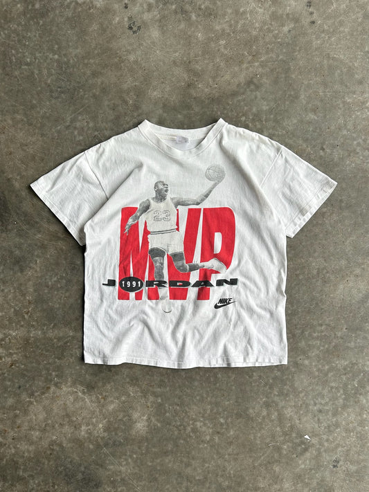 Vintage 1991 MVP Jordan Nike Tee - XL