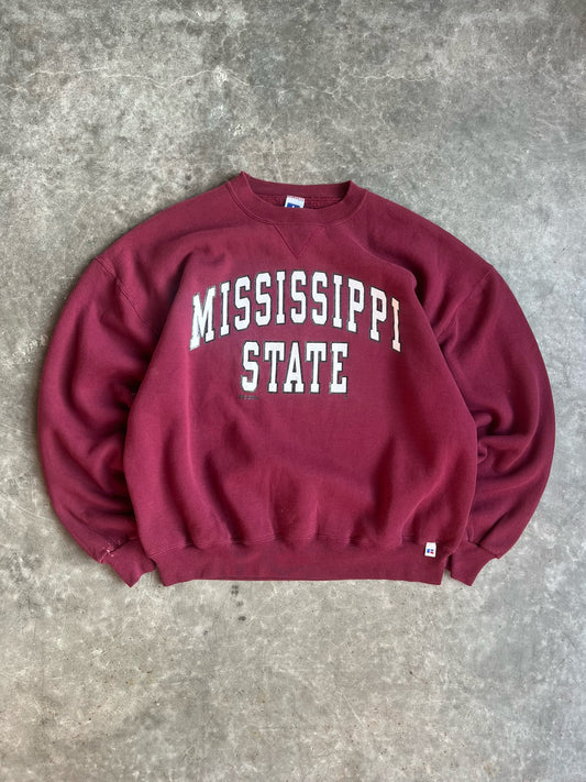 Vintage Mississippi State University Crew - XL