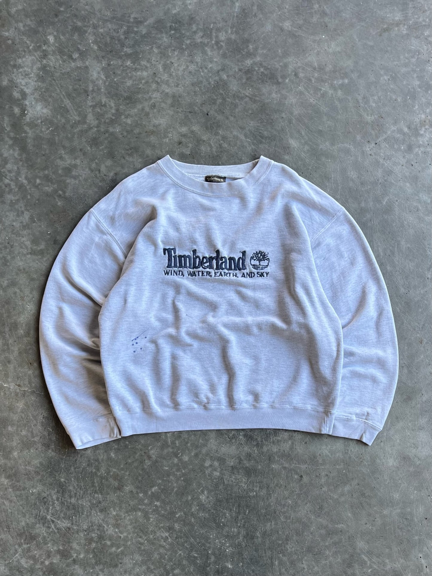 Vintage Grey Timberland Crew - XL