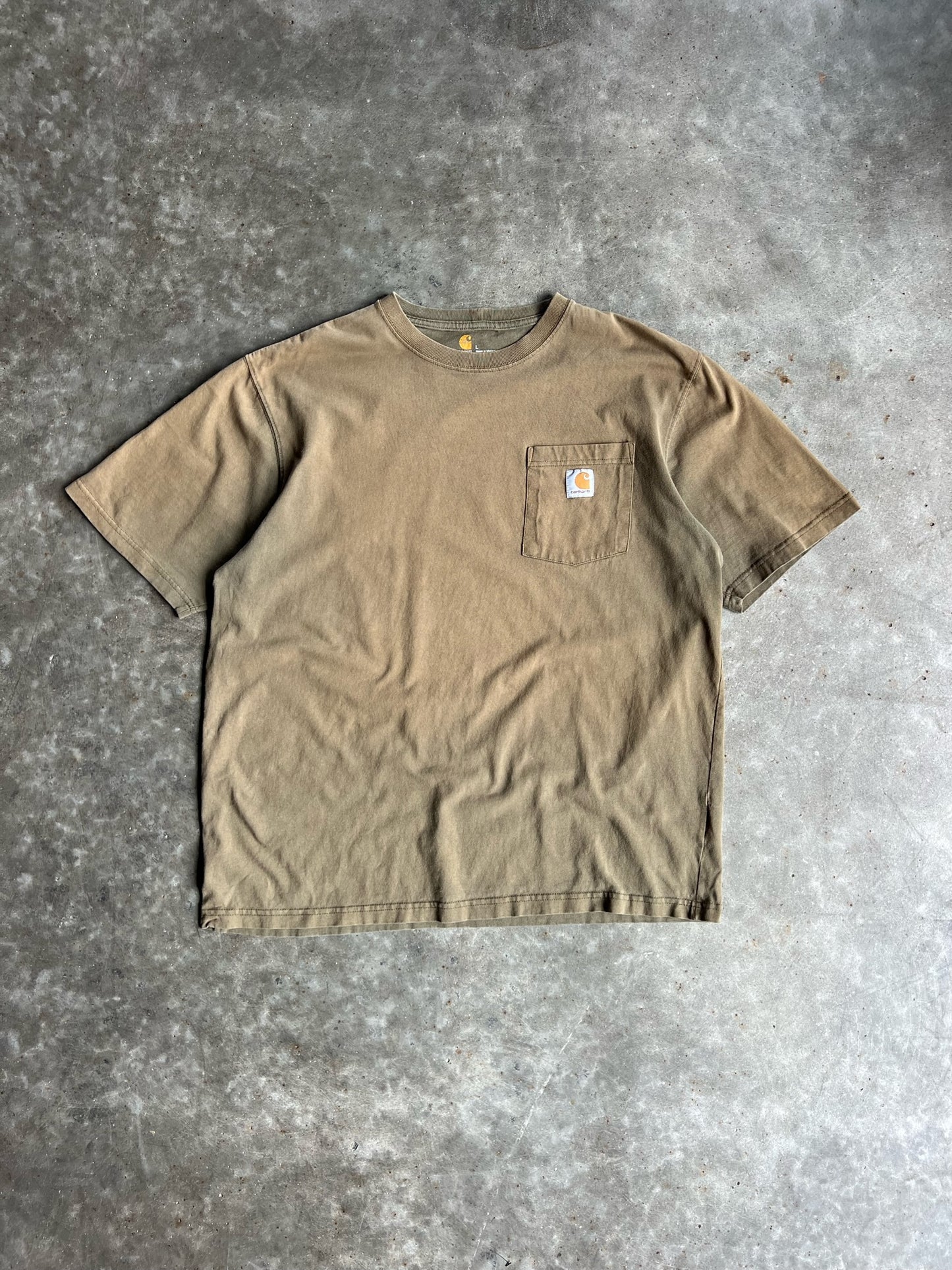 Olive Green Blank Carhartt Shirt - L