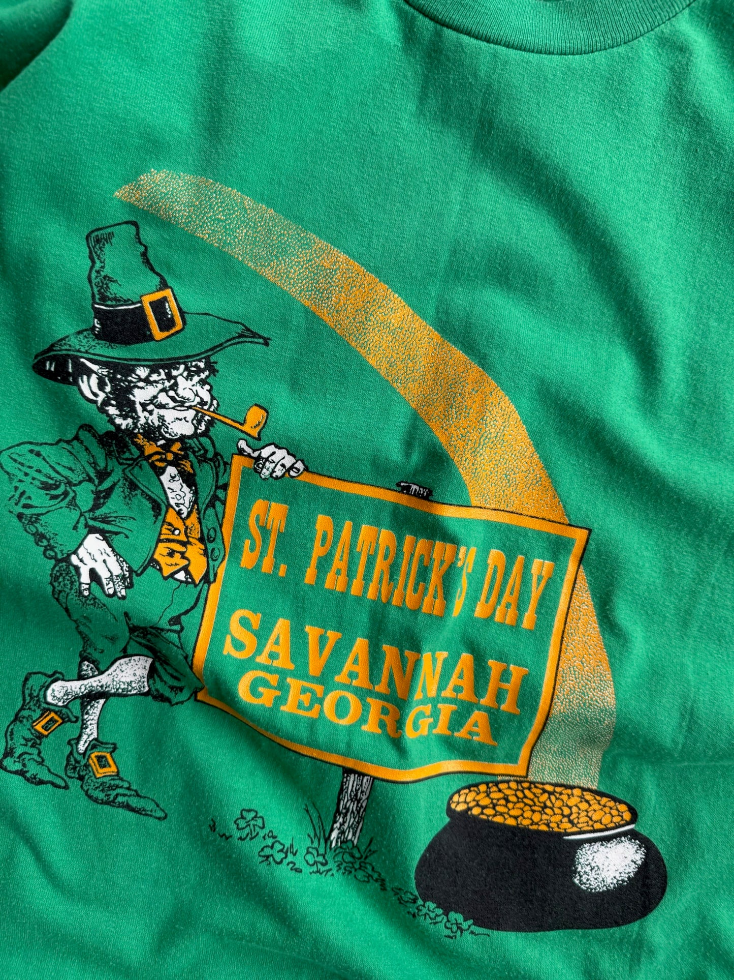 Vintage Green Savannah Georgia St. Patrick’s Day Shirt - XL