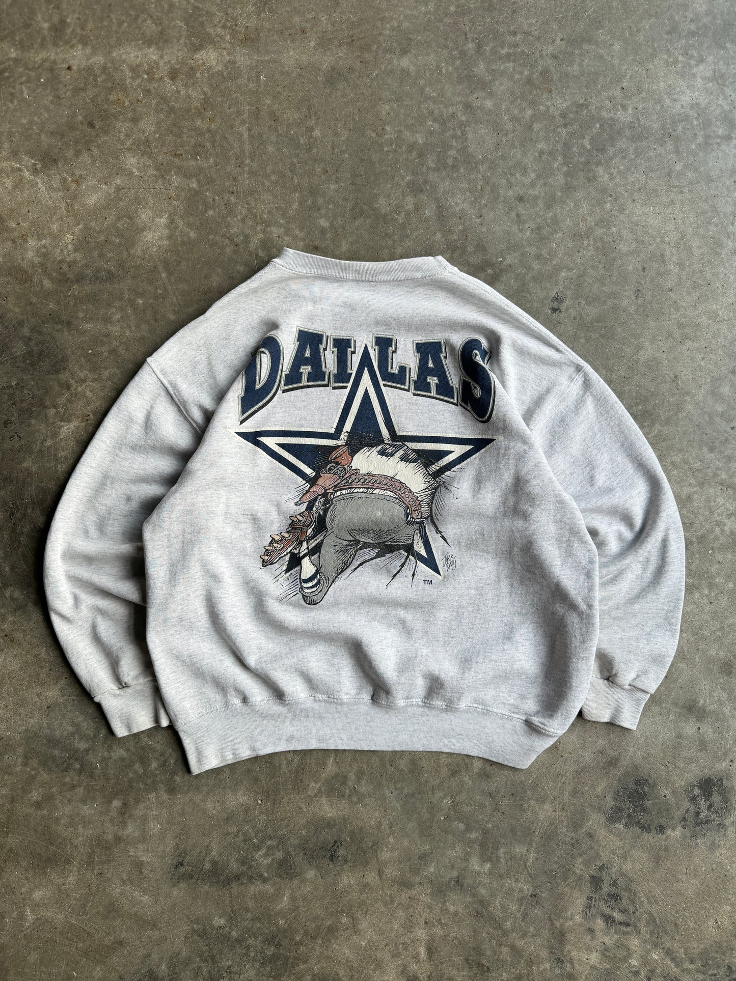 Vintage Dallas Cowboys Crew - L