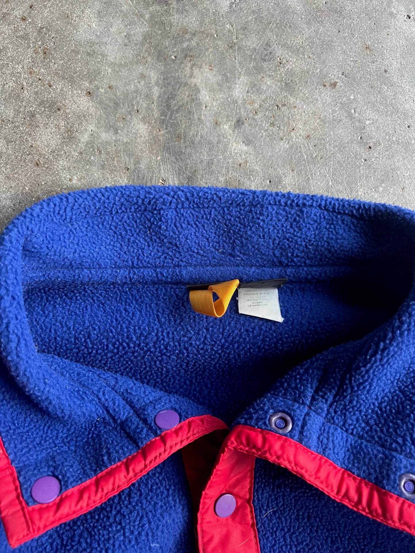 Vintage Blue Patagonia Tsnap Fleece - YXL