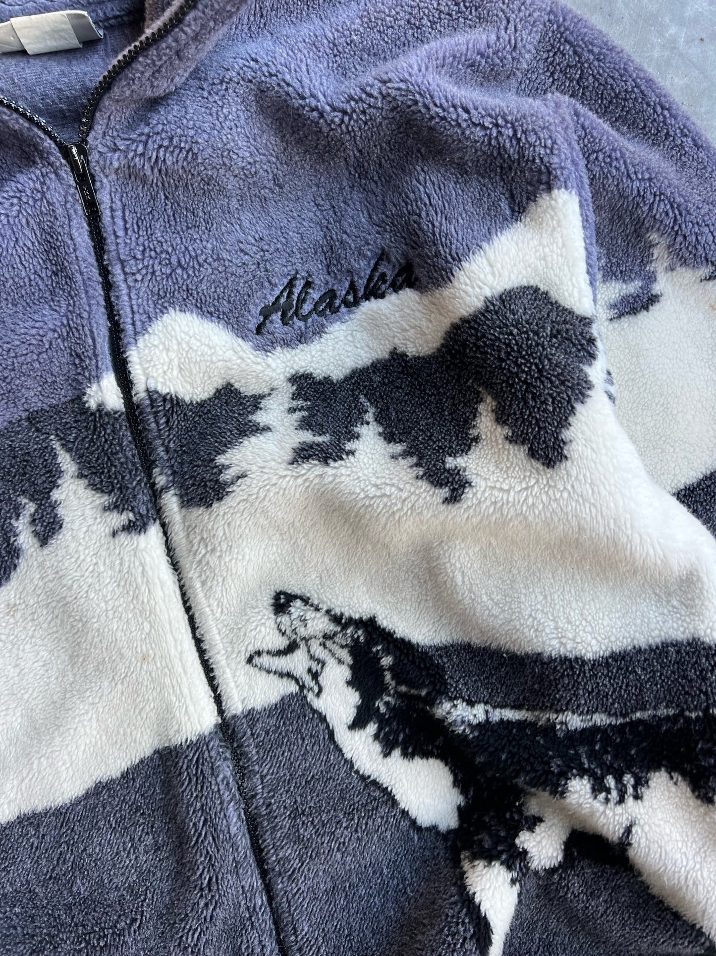 Vintage Alaska Ocean East Fleece - S