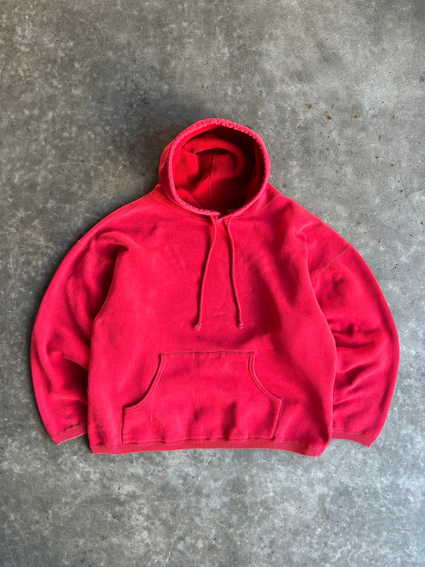 Vintage Red Blank Marlboro Hoodie - XL