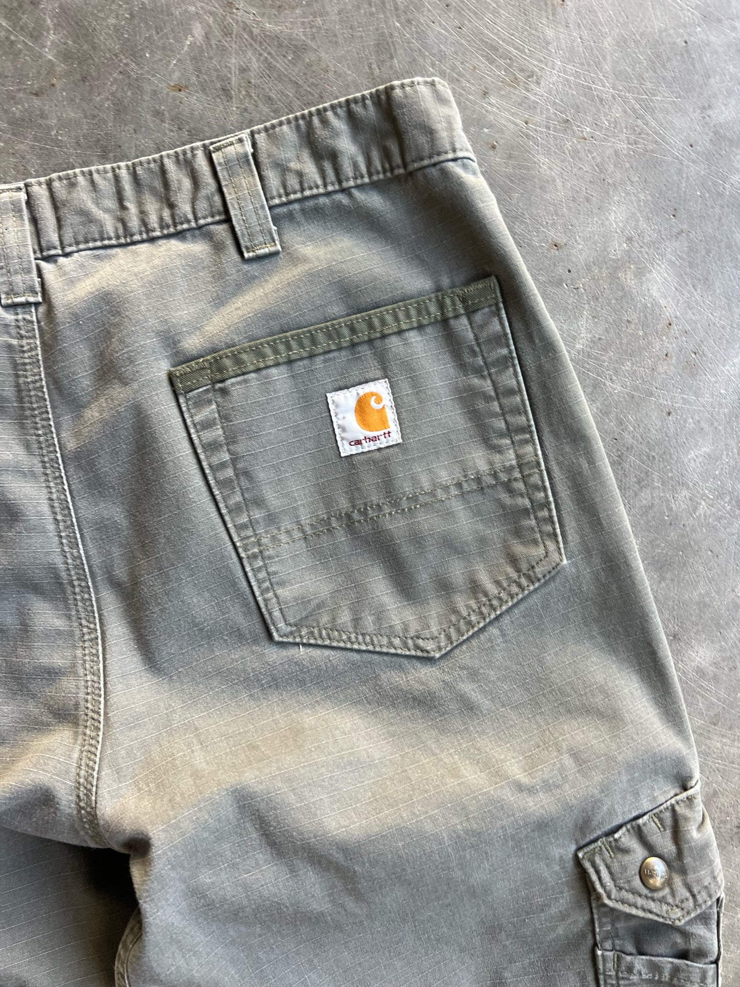 Vintage Green Carhartt Carpenter Pants - 34