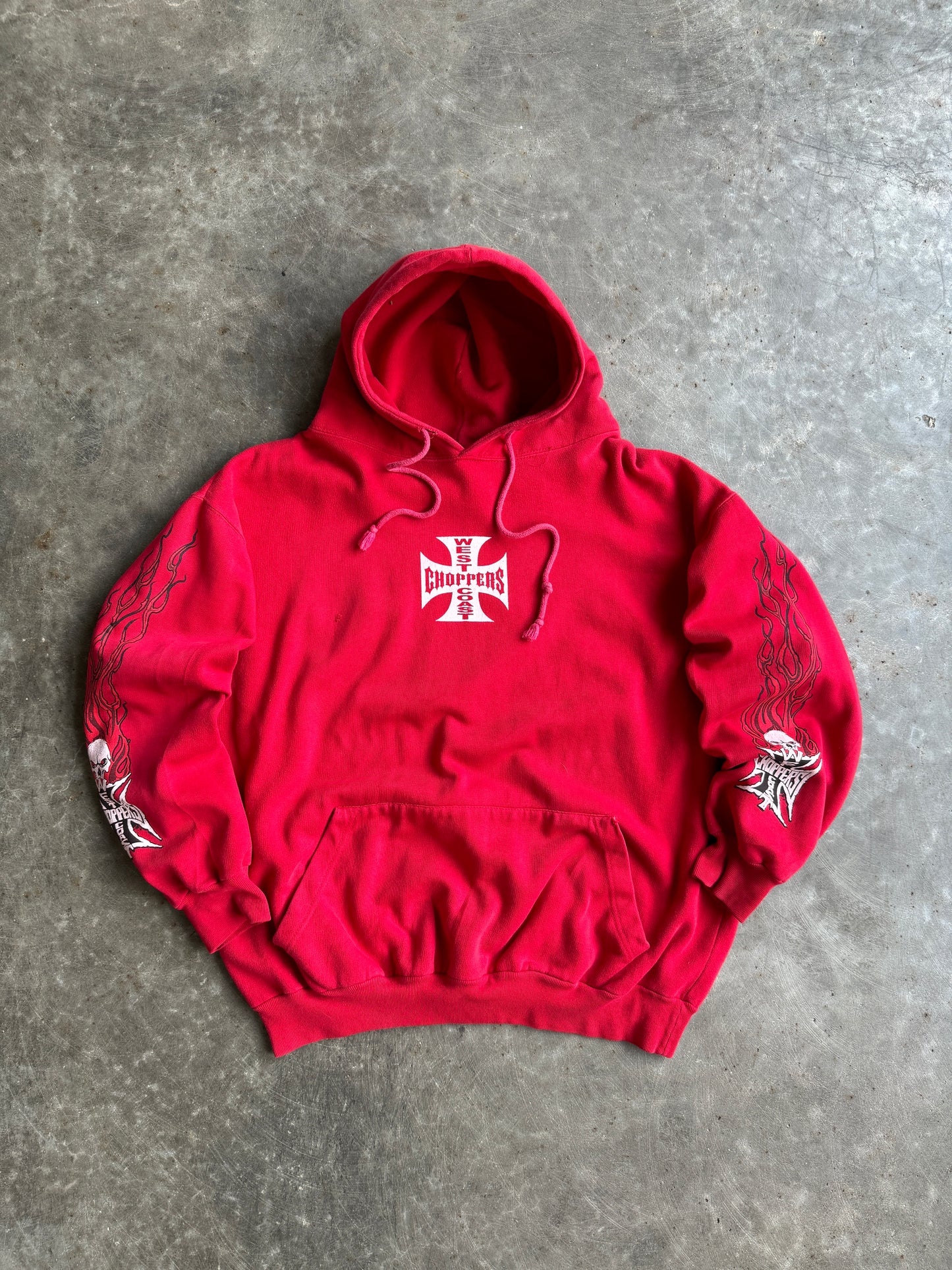 Vintage West Coast Chopper Hoodie - XXL