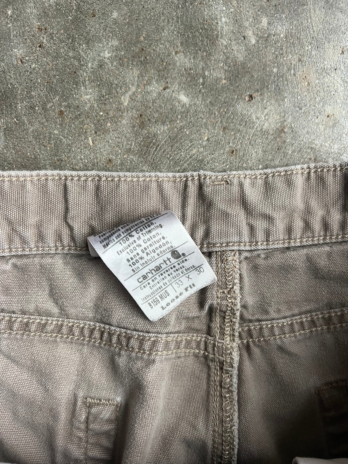 Vintage Beige Carhartt Carpenter Pants - 32