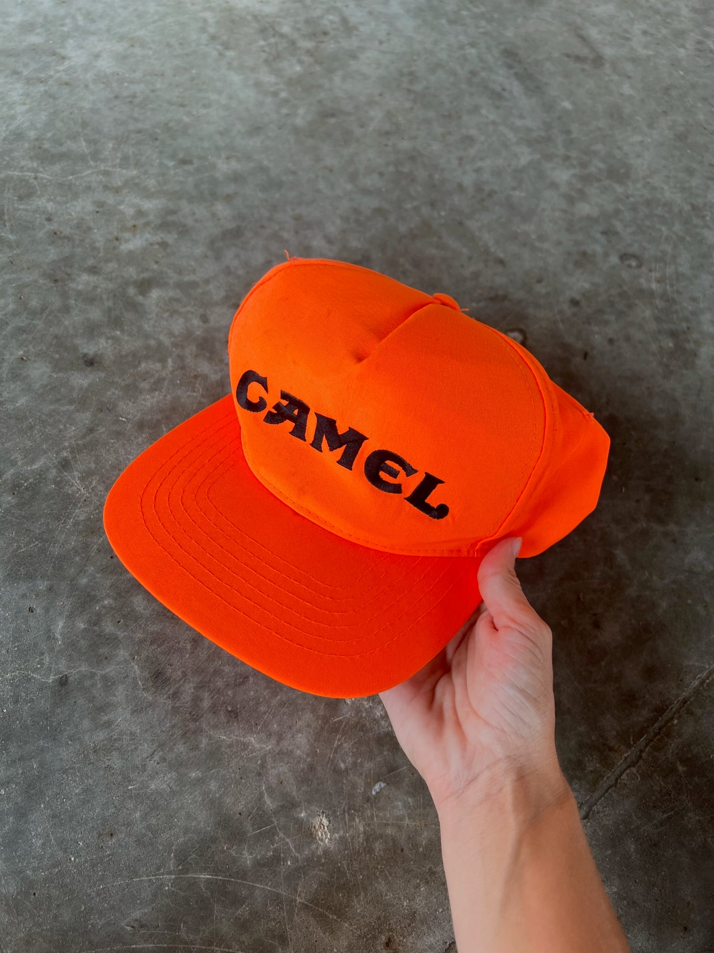 Camel Neon Snapback Hat