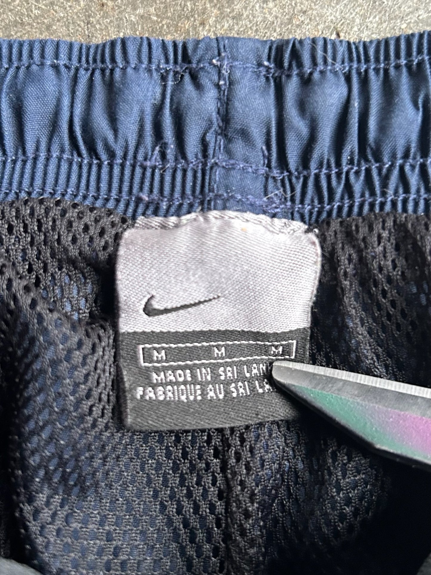 Vintage Navy Nike Track Pants - M