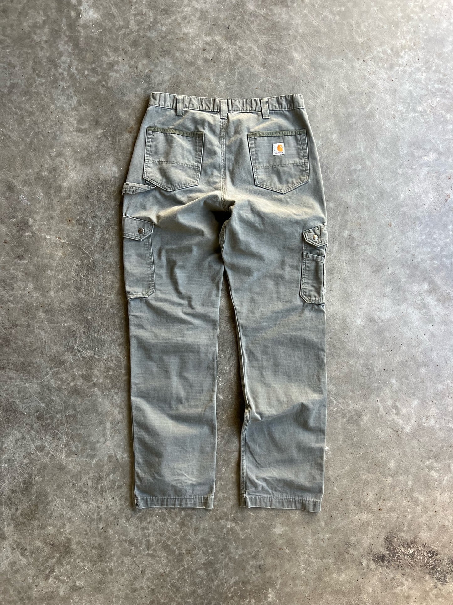 Vintage Green Carhartt Carpenter Pants - 34