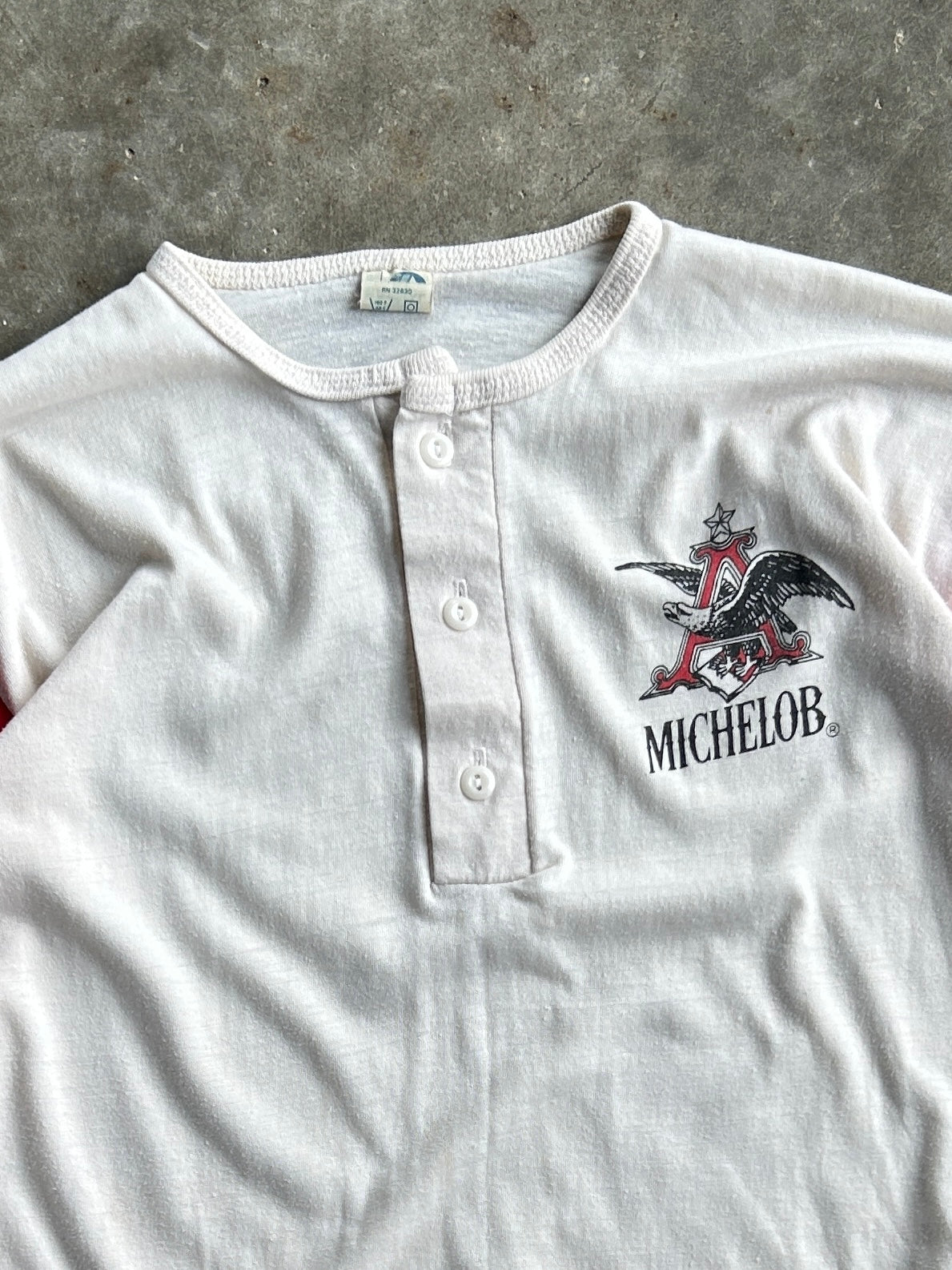 Vintage Michelob Quarter Sleeve Tee - XL