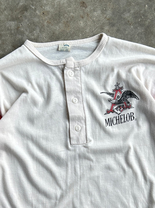 Vintage Michelob Quarter Sleeve Tee - XL