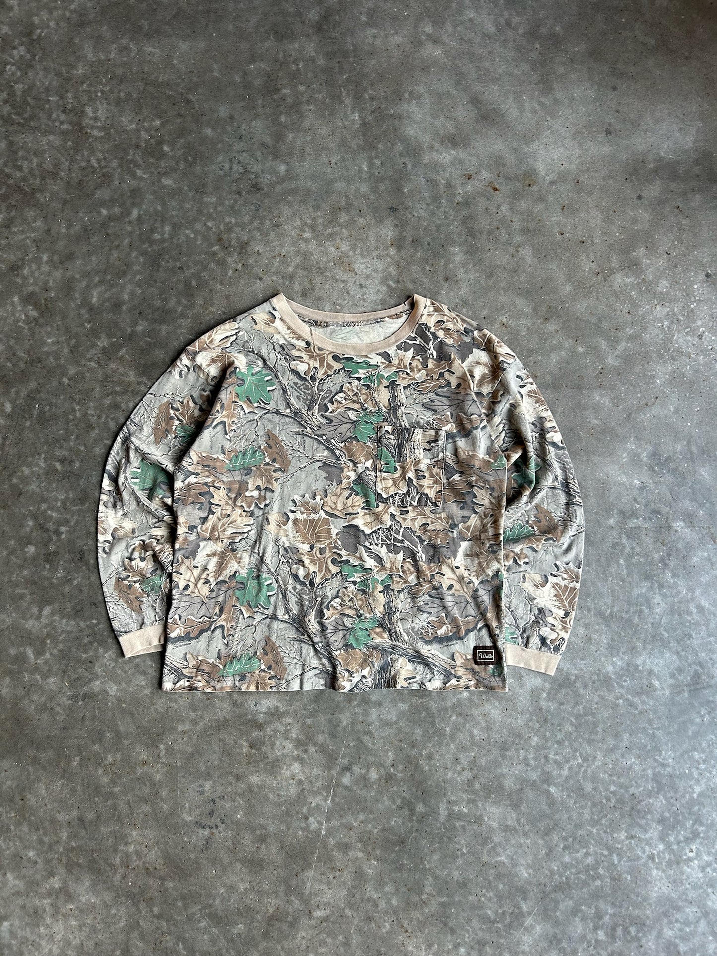 Vintage Walls Camo Long Sleeve Shirt - XL