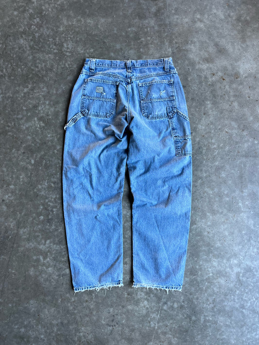 Vintage Light Wash Lee Dungarees Carpenter Pants - 33