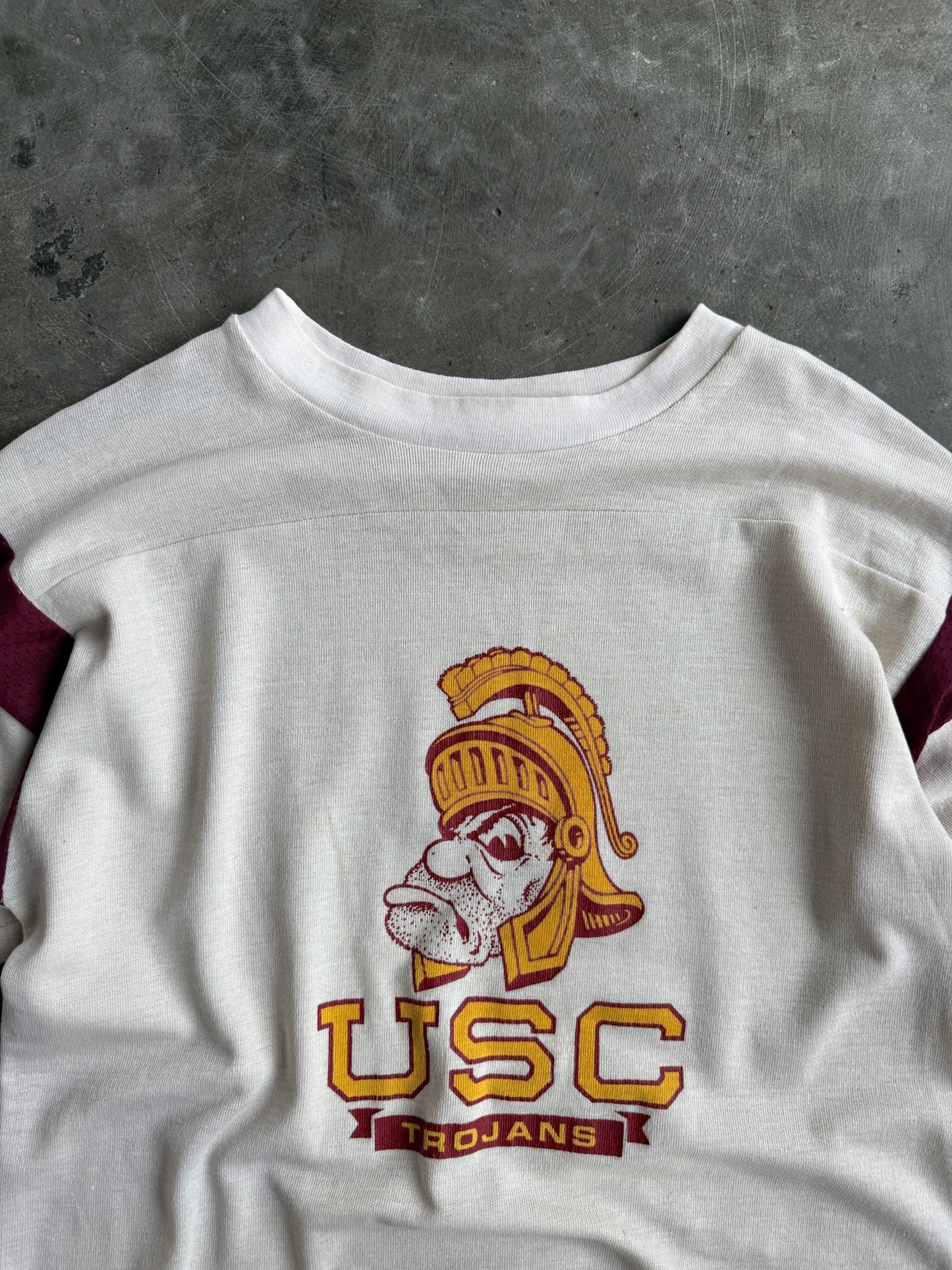 True Vintage Single Stitch USC Long Sleeve Tee - L