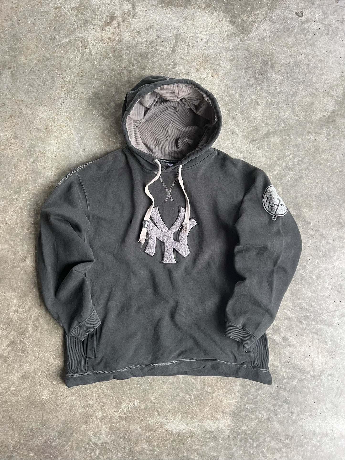 Vintage Black Yankees Hoodie - M