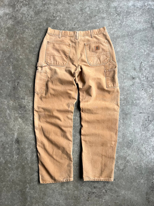 Vintage Tan Carhartt Carpenter Pants - 34