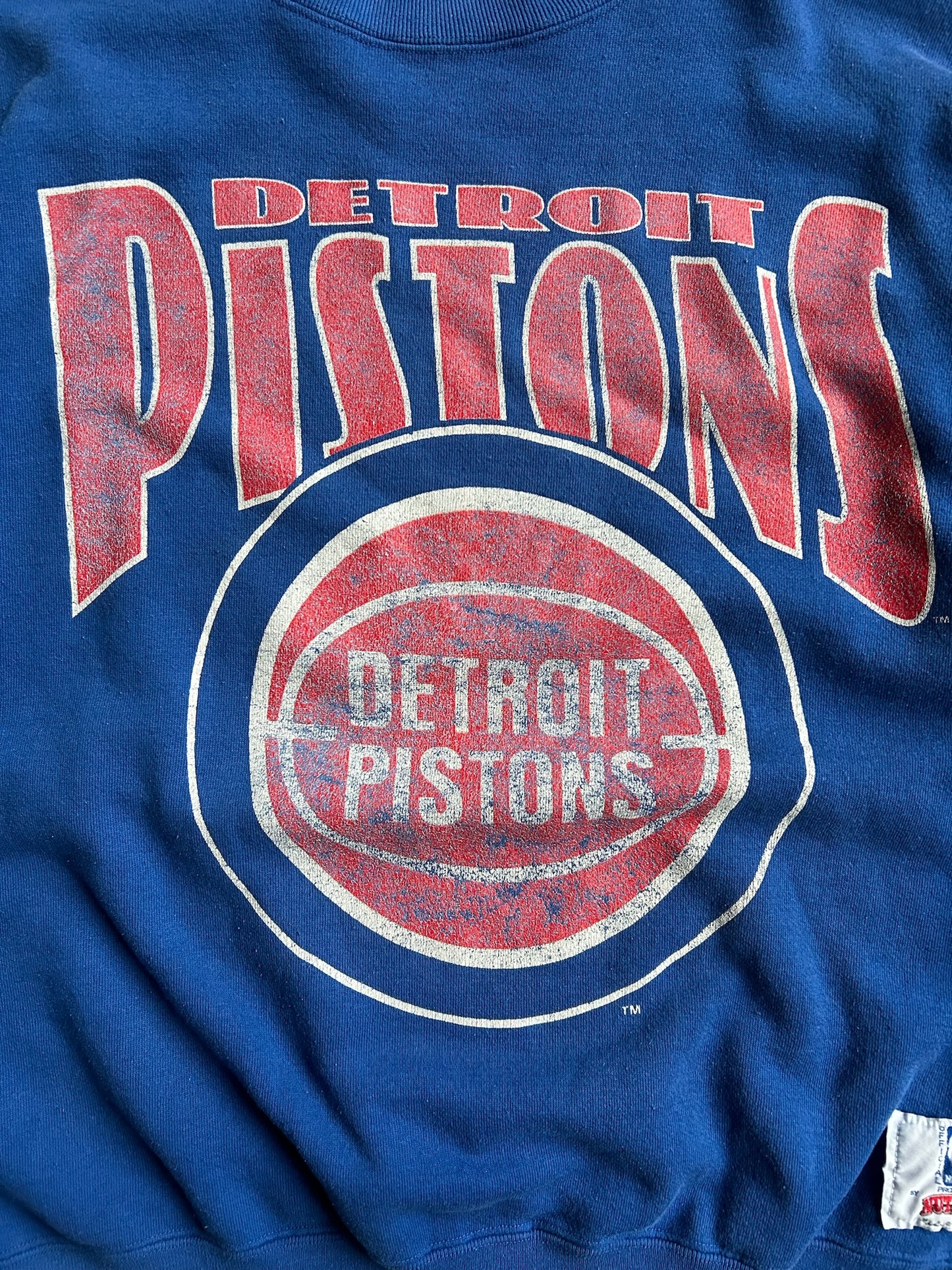 Vintage Detroit Pistons Crew - XL