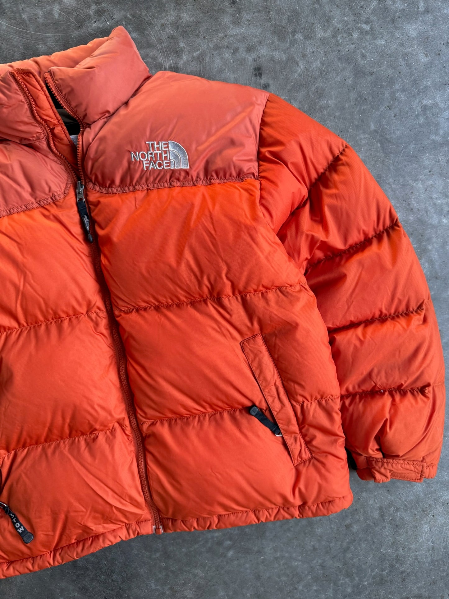 Vintage Orange North Face Puffer Jacket - L