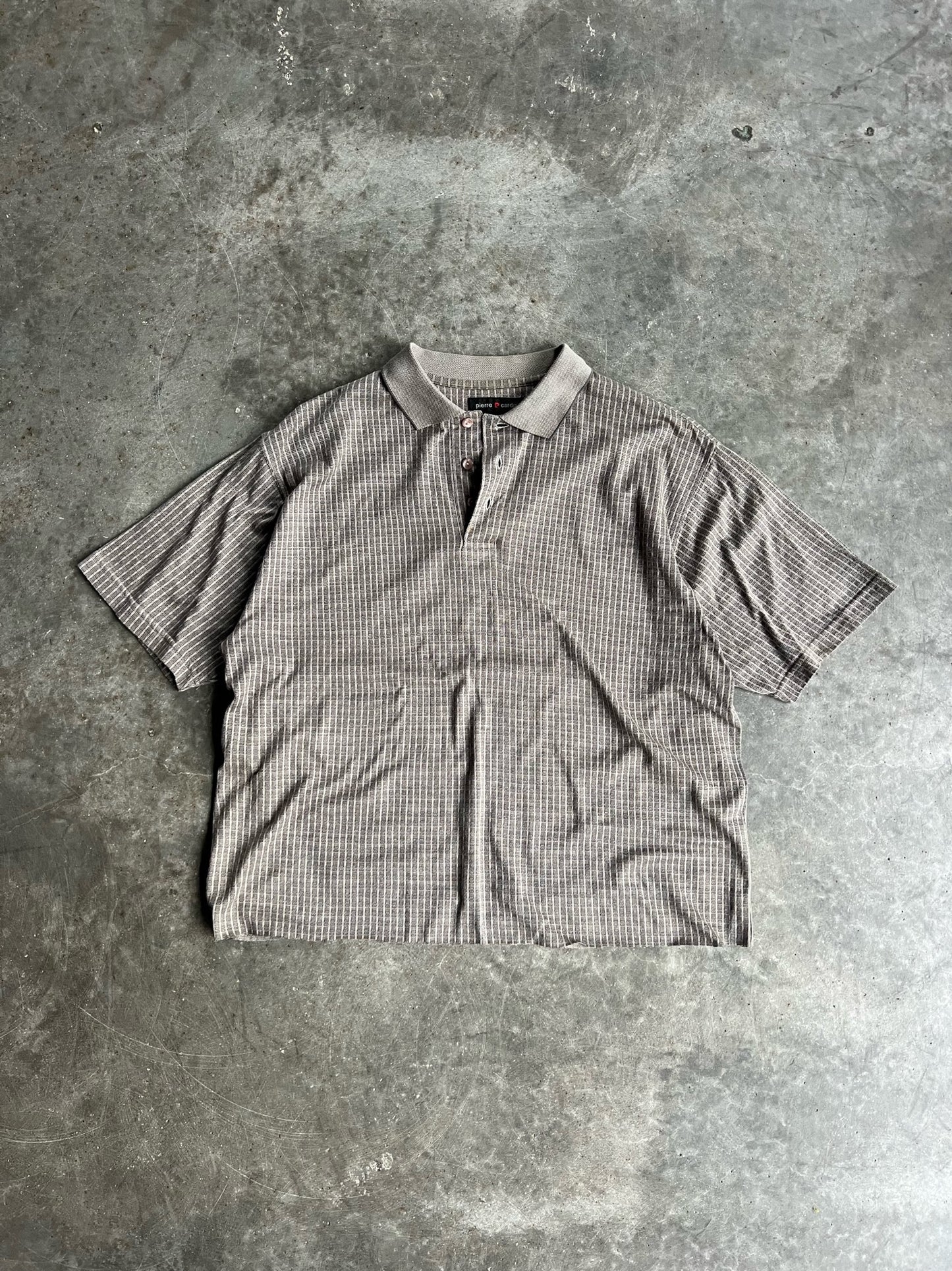 Vintage Pattern Pierre Cardin Polo Shirt - L