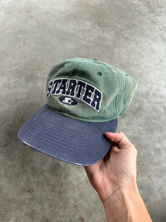 Vintage Faded Green Starter Strapback Hat