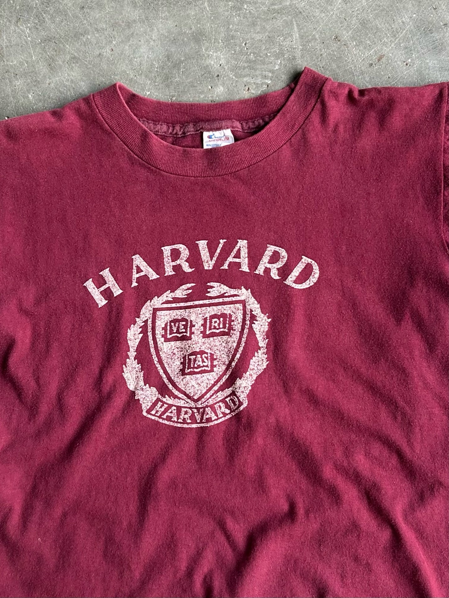 True Vintage Single Stitch Harvard Tee - M