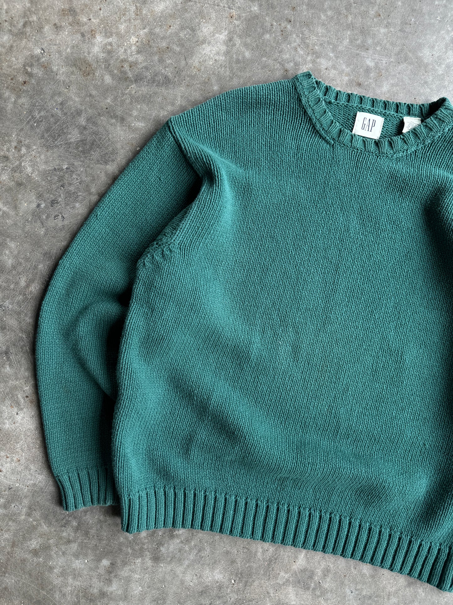 Vintage Green GAP Sweater - XL