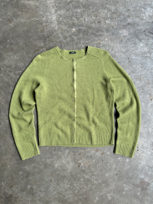 Vintage J Crew Green Cardigan - M