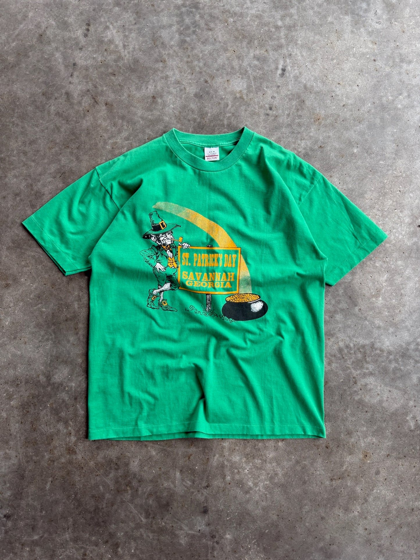 Vintage Green Savannah Georgia St. Patrick’s Day Shirt - XL