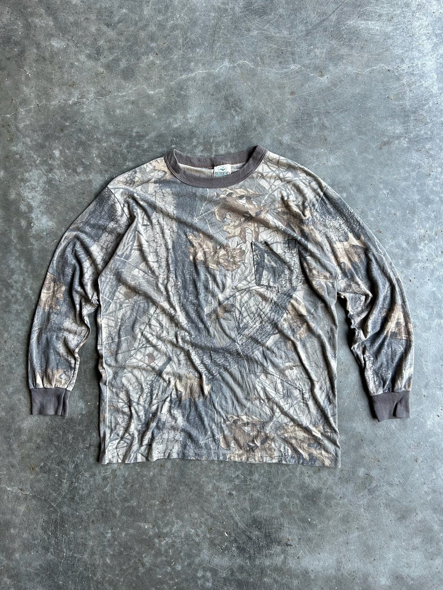 Vintage Redhead Realtree Faded Camo Long Sleeve Shirt - XL