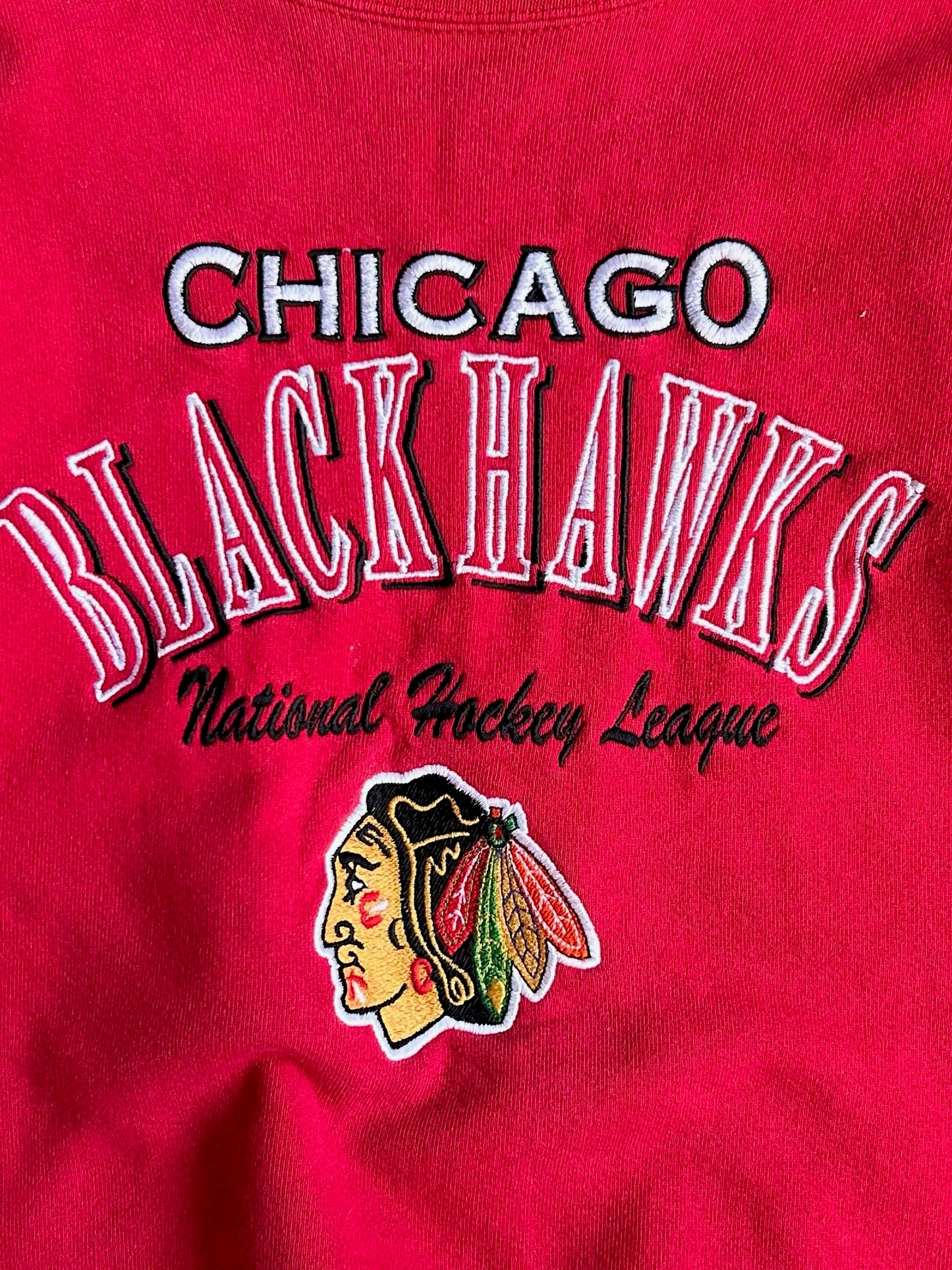 Vintage Chicago Blackhawks Crew - XL