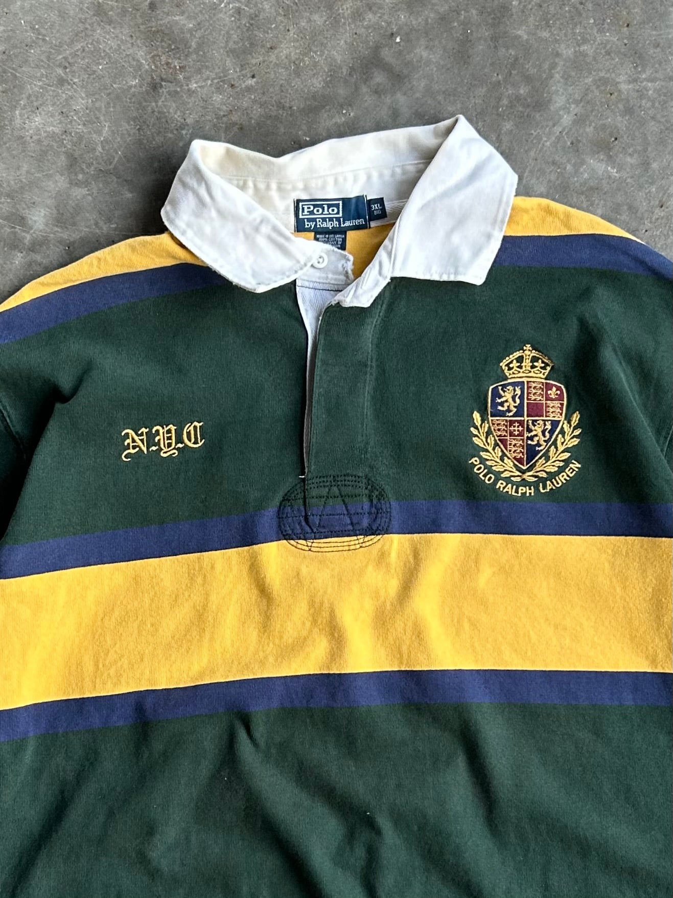 Vintage N.Y.C Polo Ralph Lauren Rugby - XXXL