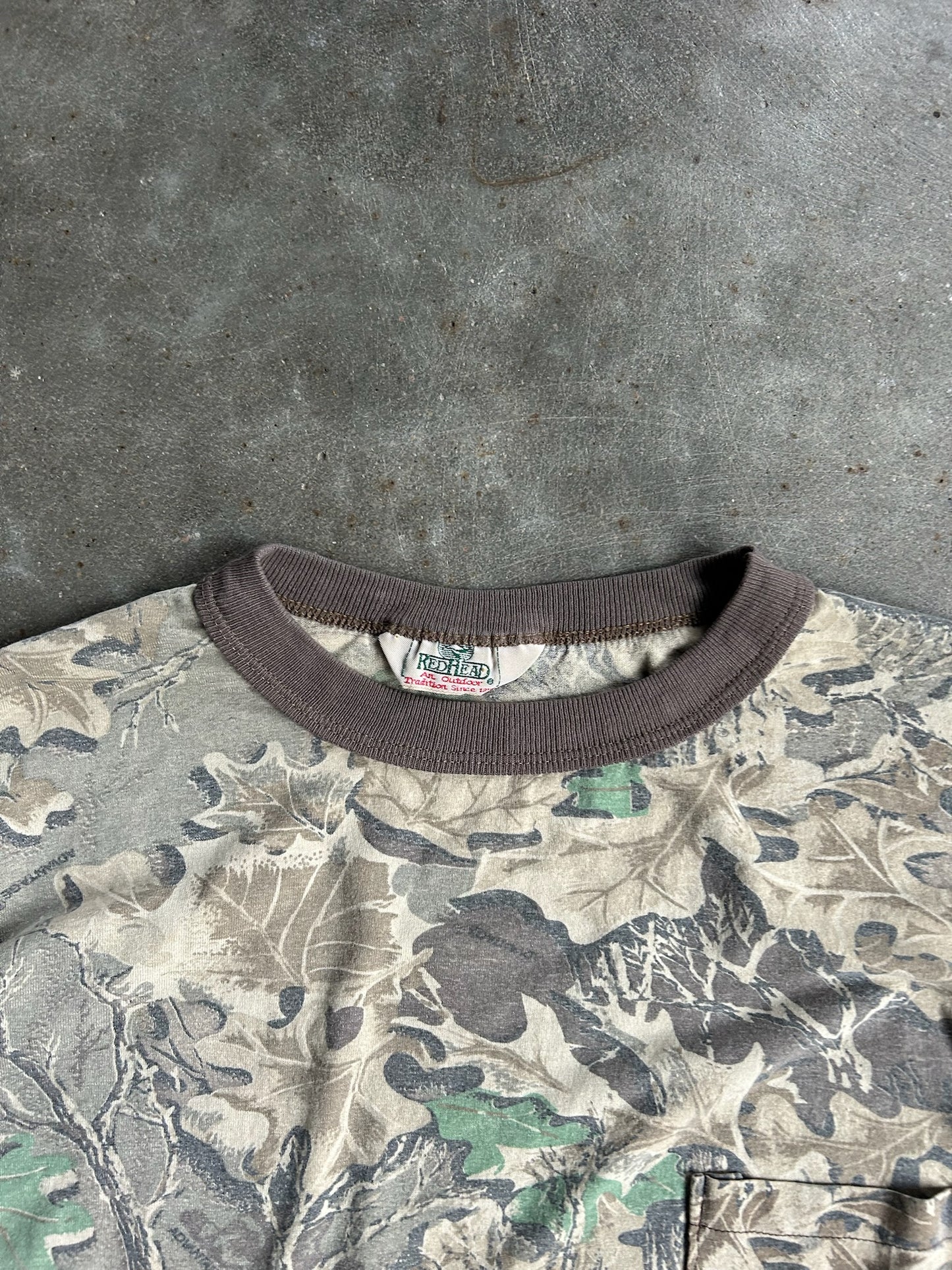 Vintage Redhead Advantage Camo Long Sleeve Shirt - XL