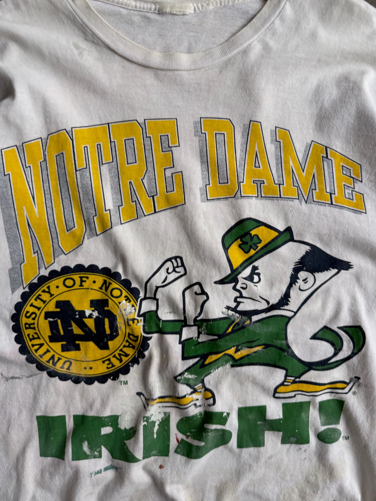 Vintage Notre Dame Irish Shirt - XL