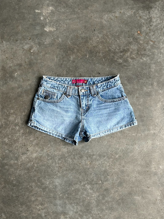 Vintage Light Wash So…So Real. So Right. Micro Denim Shorts - 26