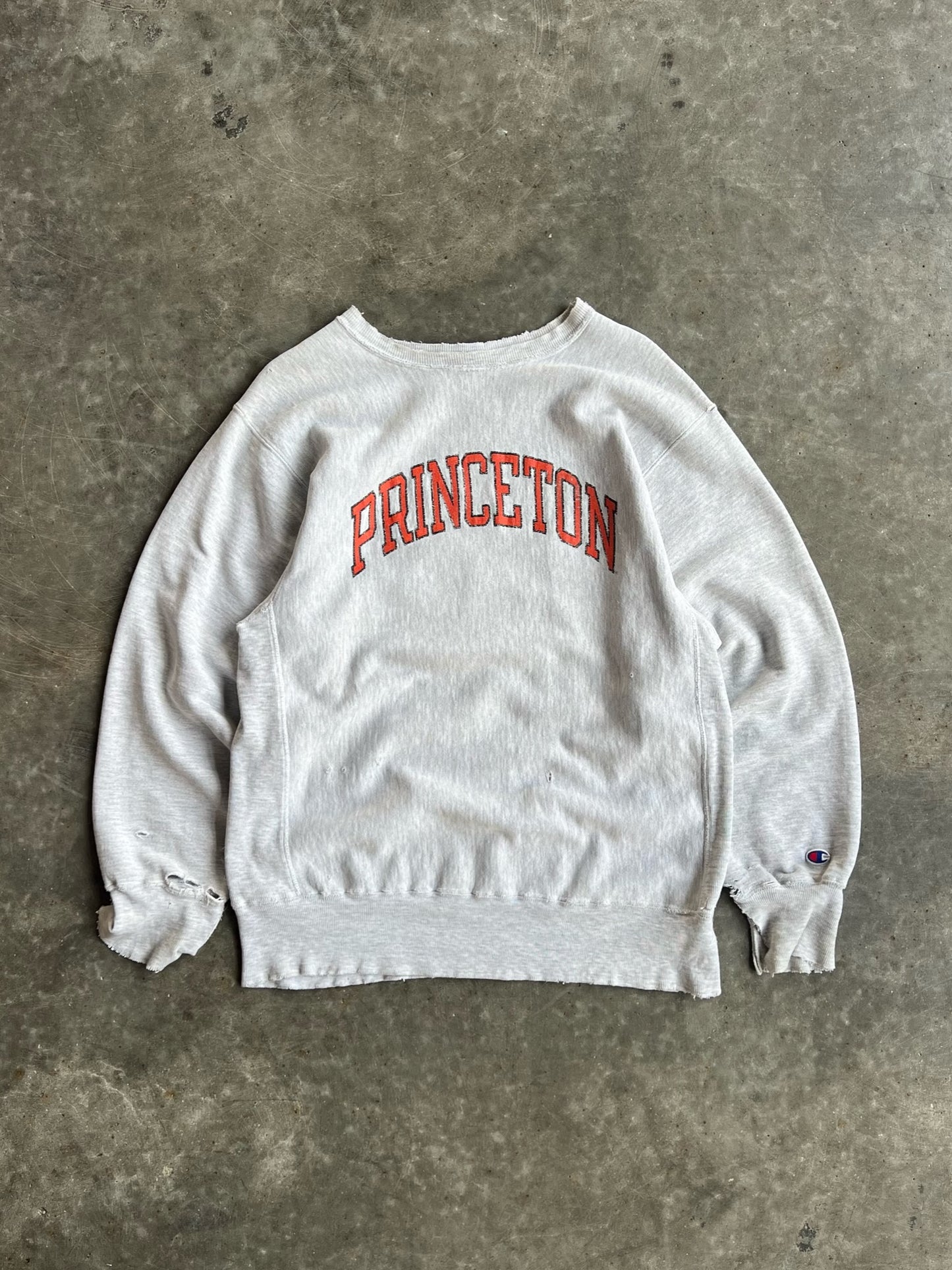 Vintage Grey Princeton Crew - XL