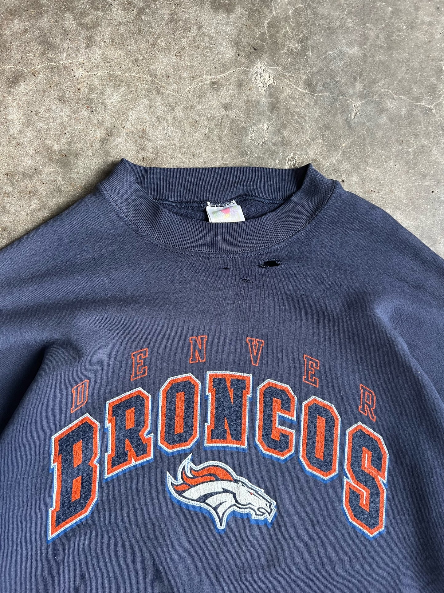 Vintage Denver Broncos Crew - XL