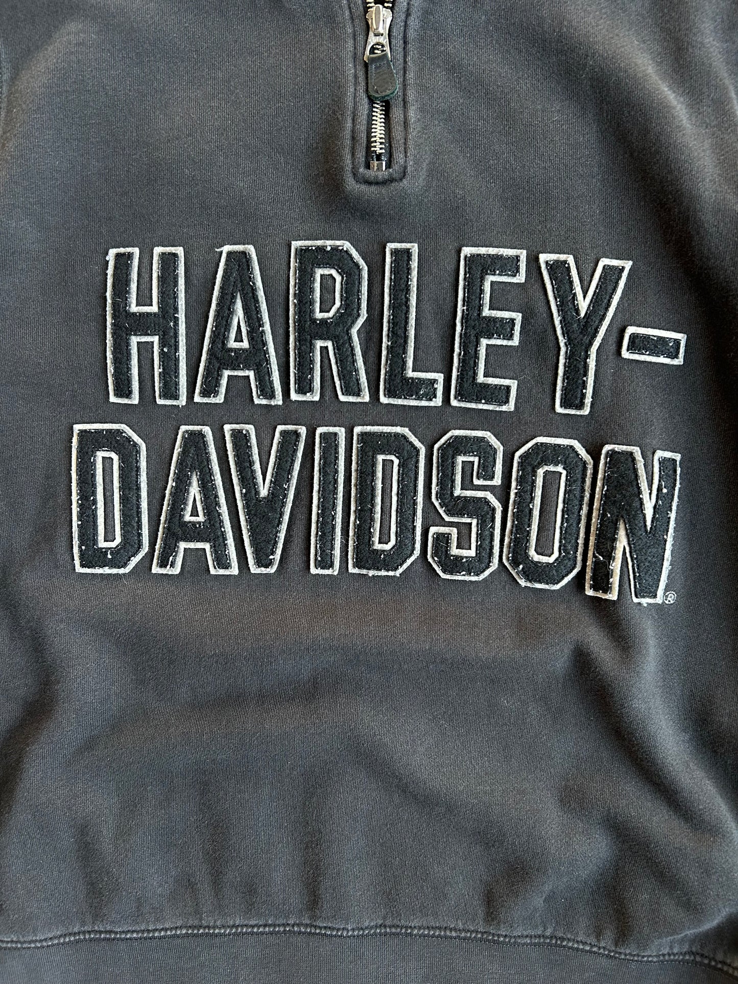 Vintage Harley Davidson Quarter Zip - L