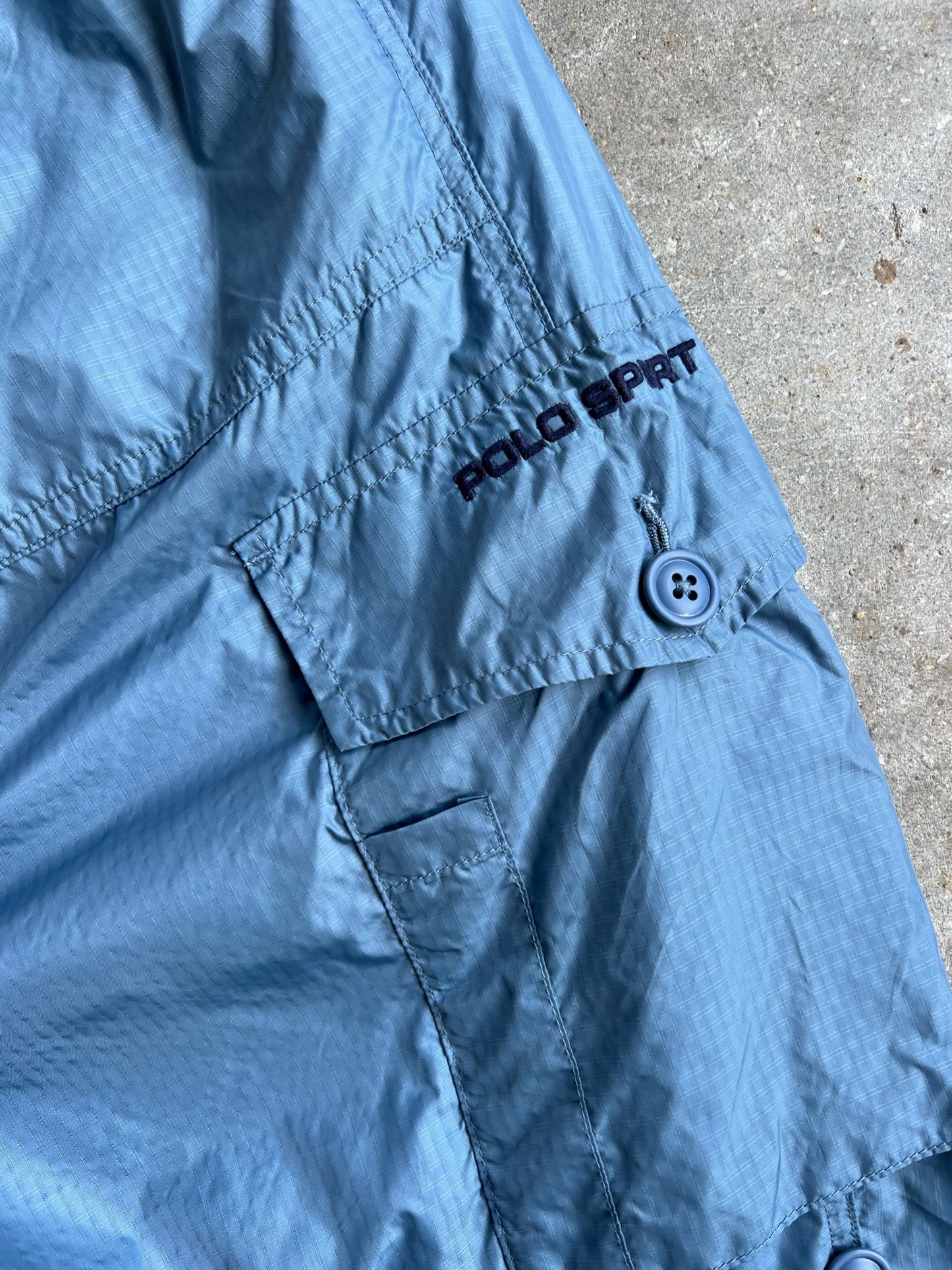 Vintage Baby Blue Polo Sport Cargo Pants - L