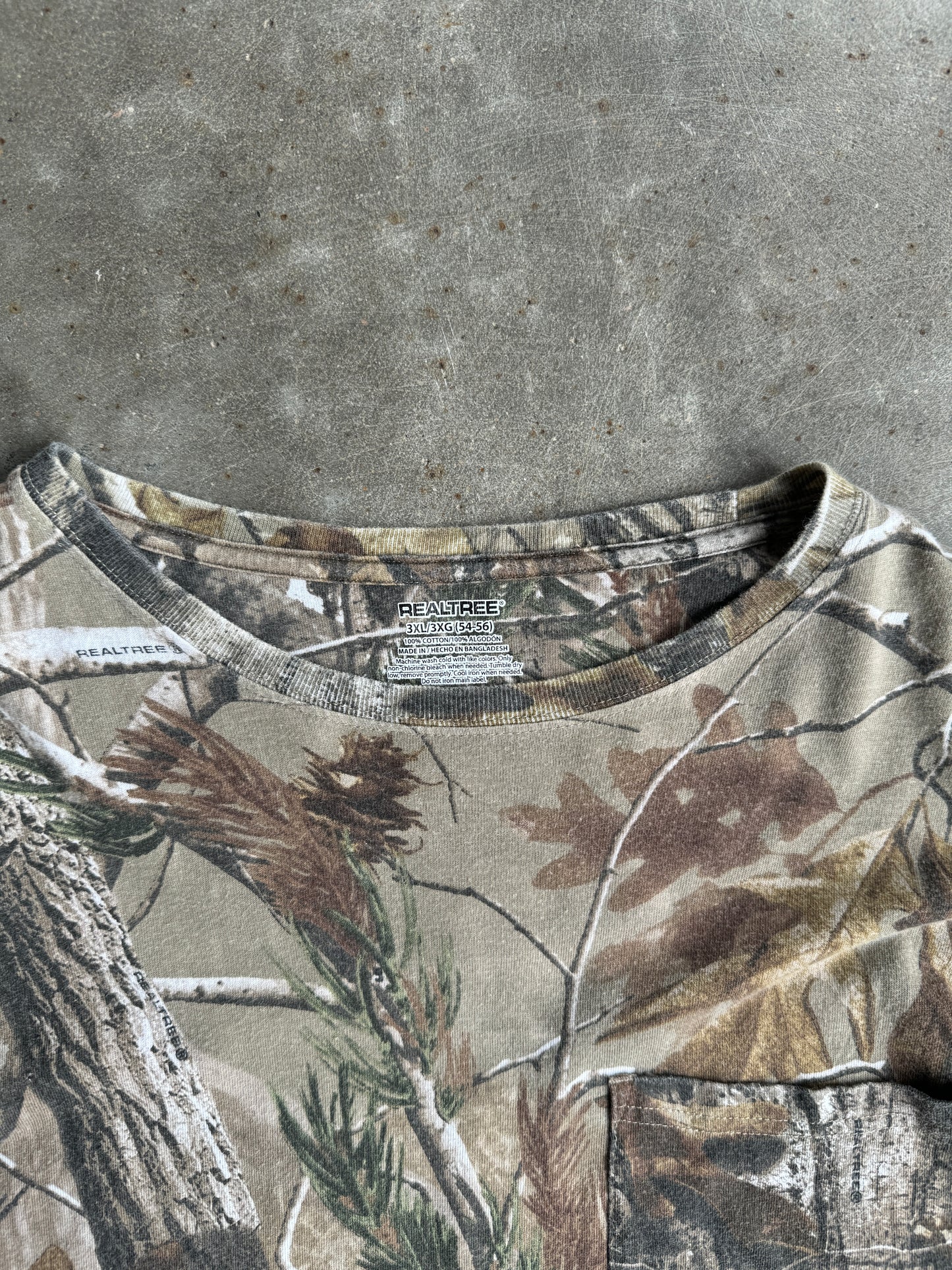 Vintage Real Tree Camo Long Sleeve Shirt -XXL