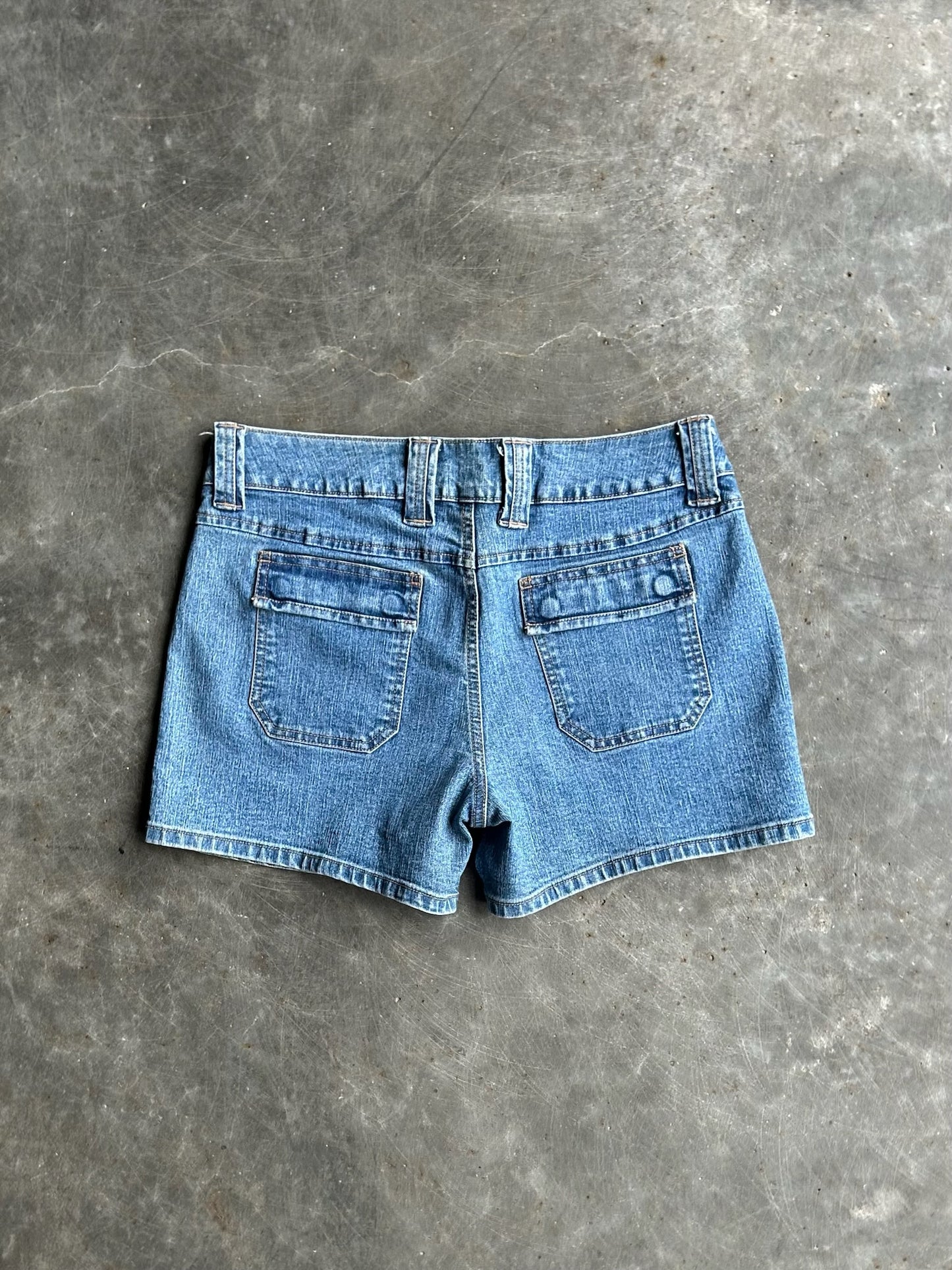 Vintage Medium Wash Faded Glory Denim Shorts - 34