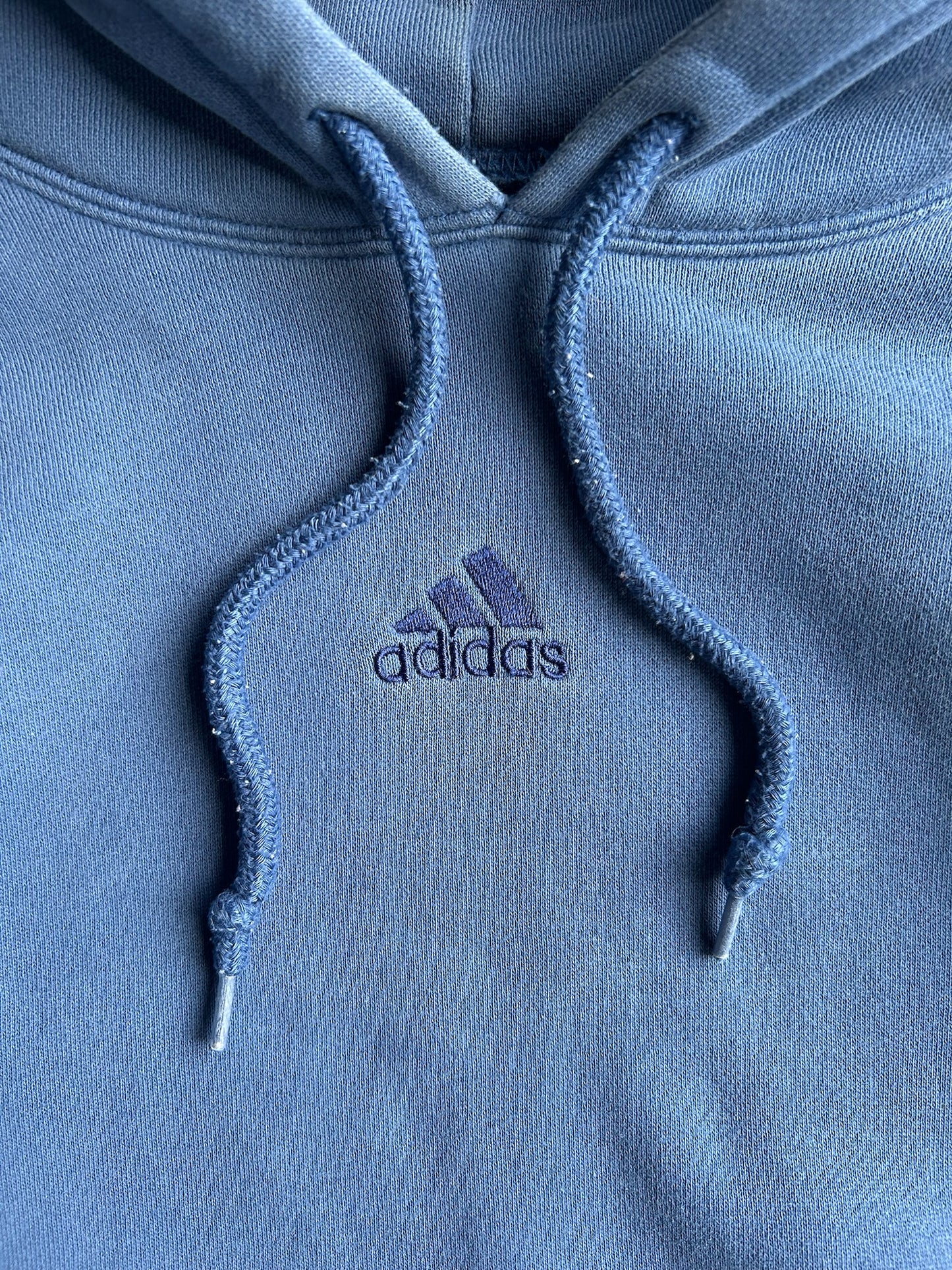 Vintage Blue Adidas Hoodie - L