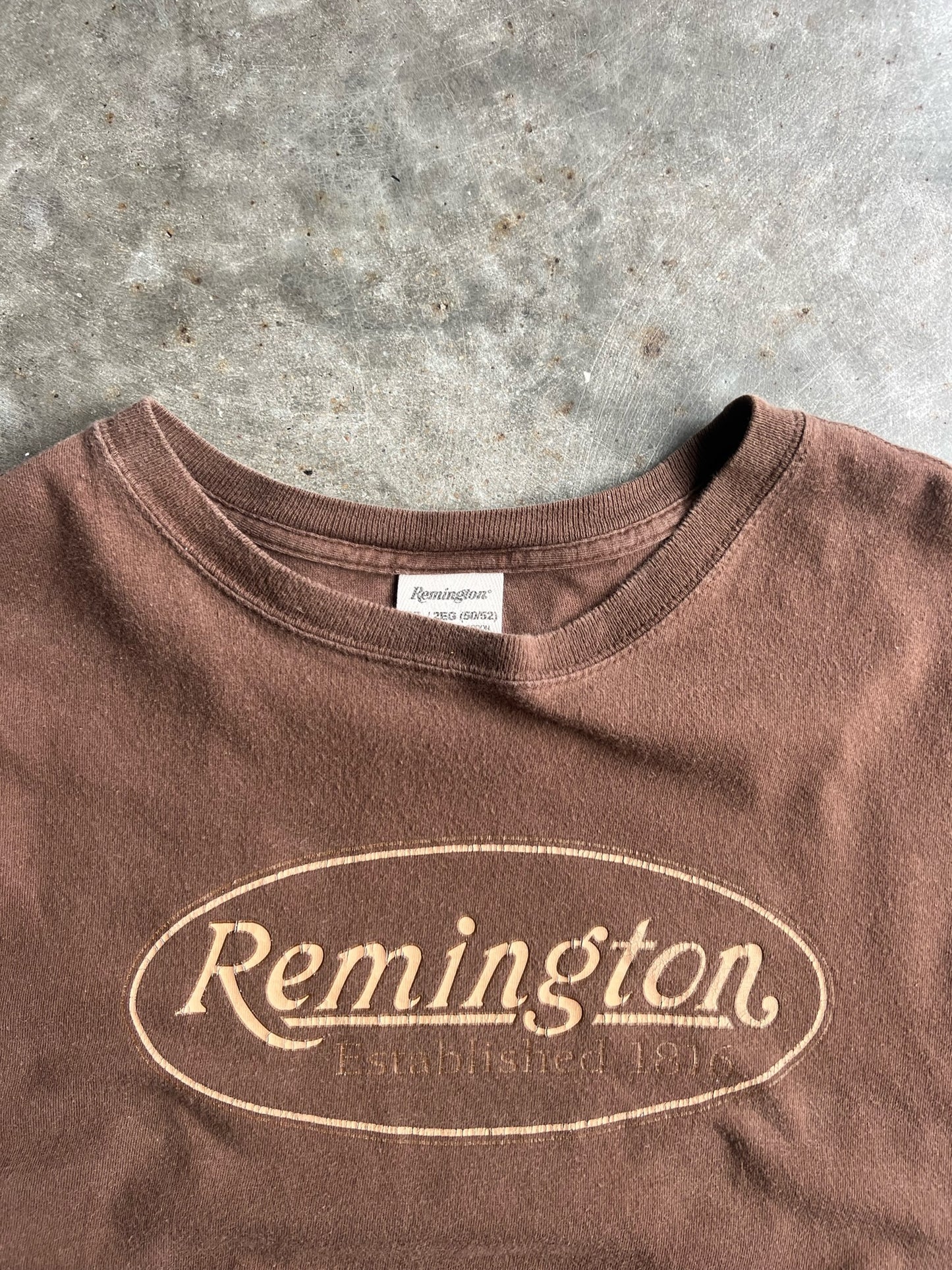 Vintage Brown Remington Long Sleeve Shirt - XXL