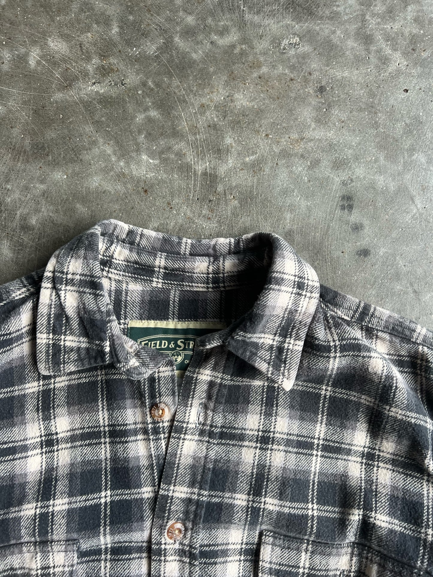 Vintage Field & Street Flannel Button Up - L