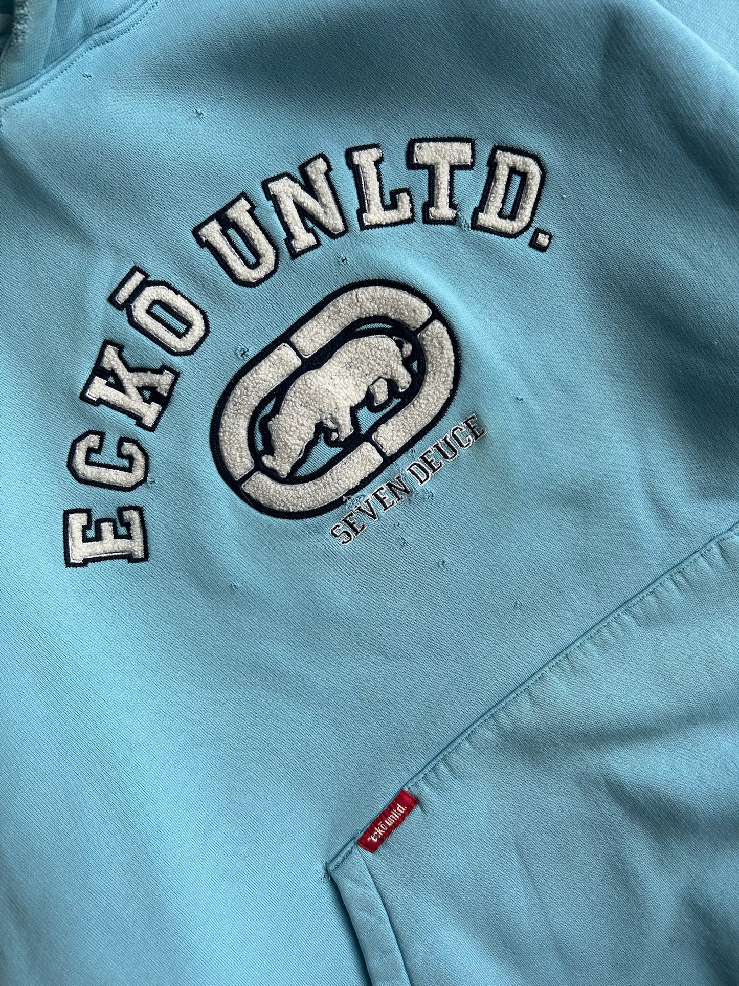 Vintage Sky Blue Ecko Unltd. Hoodie - XL