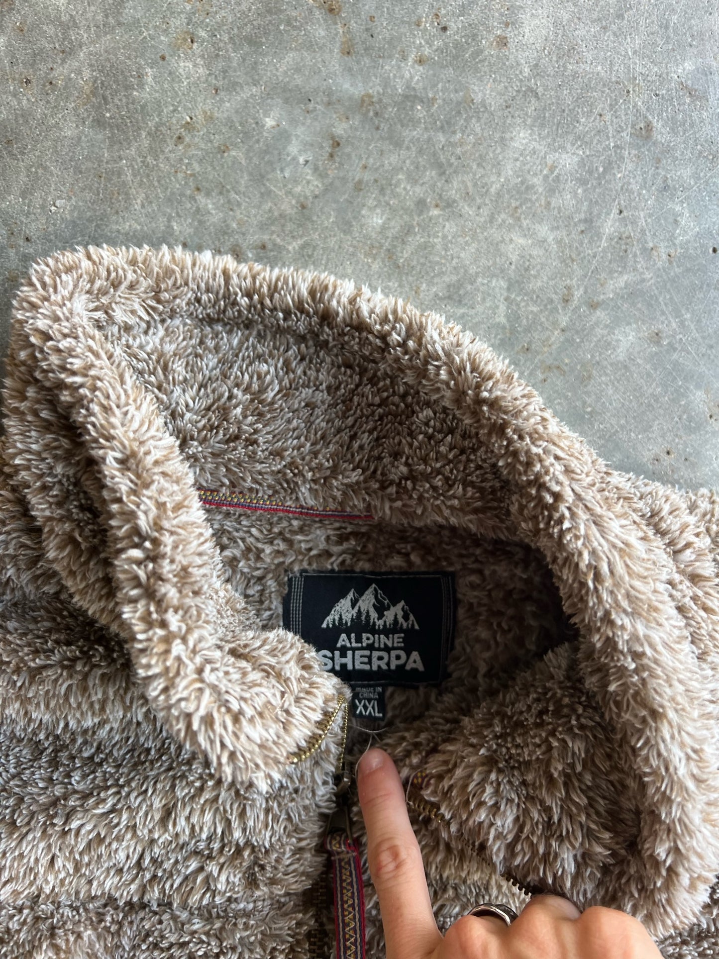 Vintage Alpine Fleece Quarter Zip -  XXL